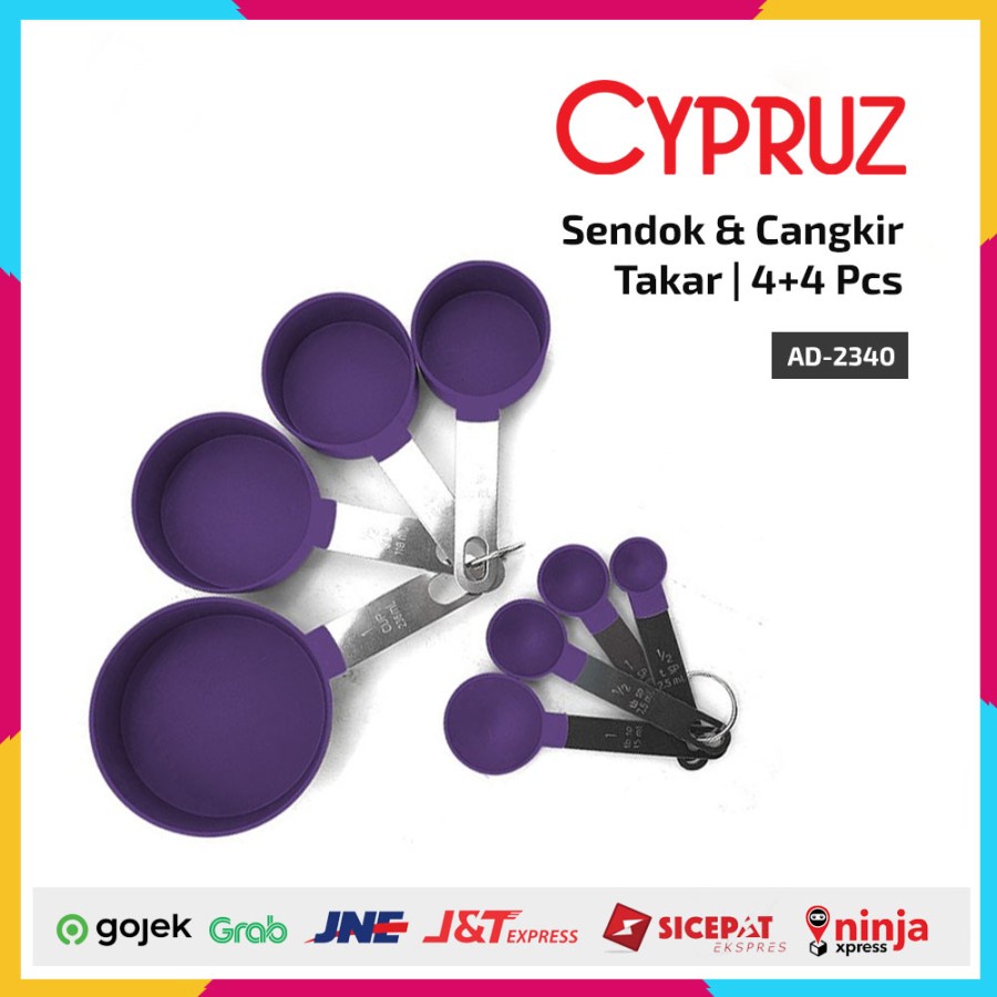 Cypruz Sendok + Cangkir Takar Set AD-2340