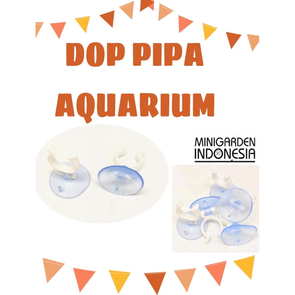 DOP PIPA AQUARIUM KOP PIPA BENING SELANG SPIRAL TEMPEL KACA AQUASCAPE