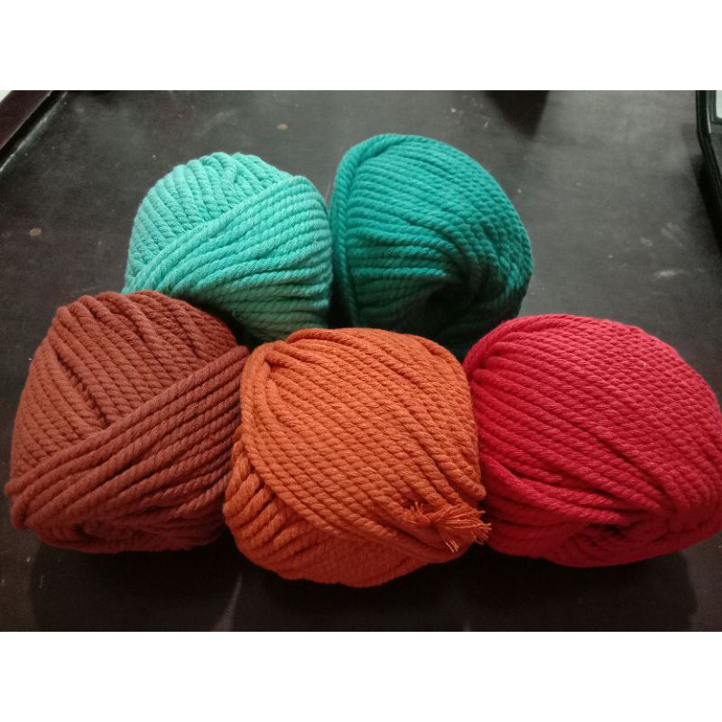 Tali Katun Macrame Warna