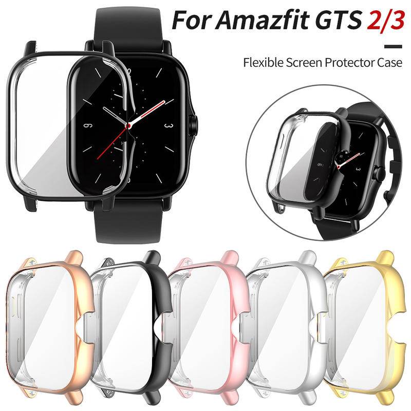 Soft Case TPU Ringan Bumper Pelindung Layar Smartwatch Huami Amazfit GTS 2 3 Gts3 GTR3 Pro