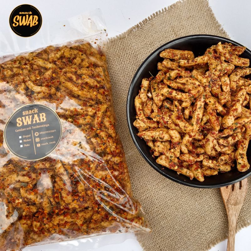

Basreng Viral Pedas Daun Jeruk | Basreng Sultan Pedas Daun Jeruk 500gr