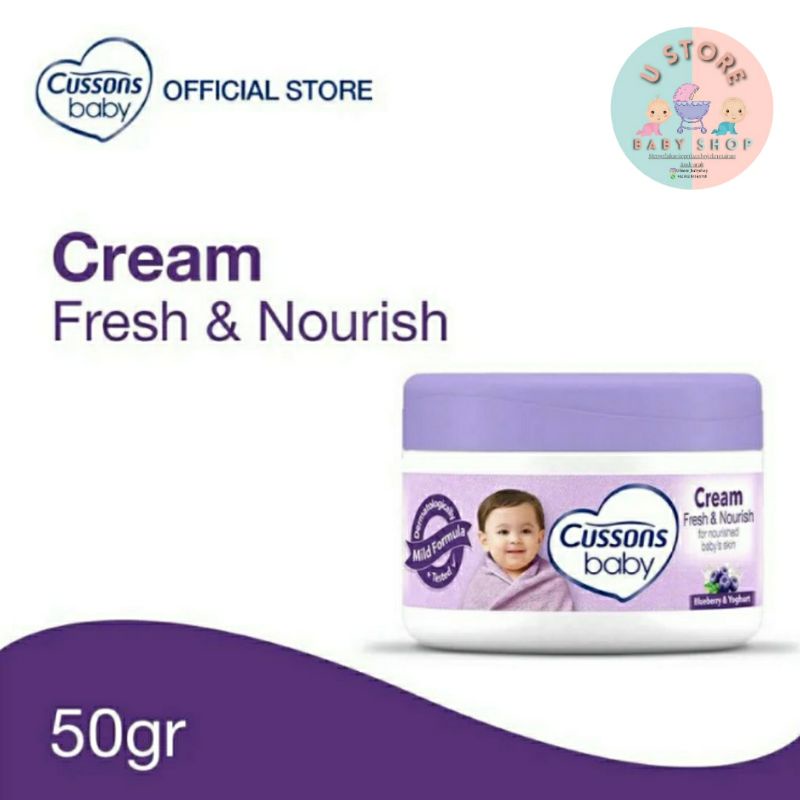 Cussons Baby Cream 100 gr &amp; 50 gr / Baby Cream Cussons / Krim Bayi Cusson / Cream Bayi