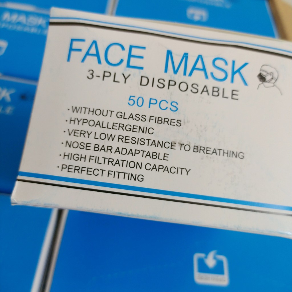 BEE - Disposable Mask 1Pcs 3Pcs 6Pcs / Masker 3Ply