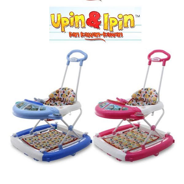 Baby Walker Family Fb211l Upin Ipin Official Licensed 3 In 1 Ayunan Jungkat Jungkit Dorongan Bayi Shopee Indonesia