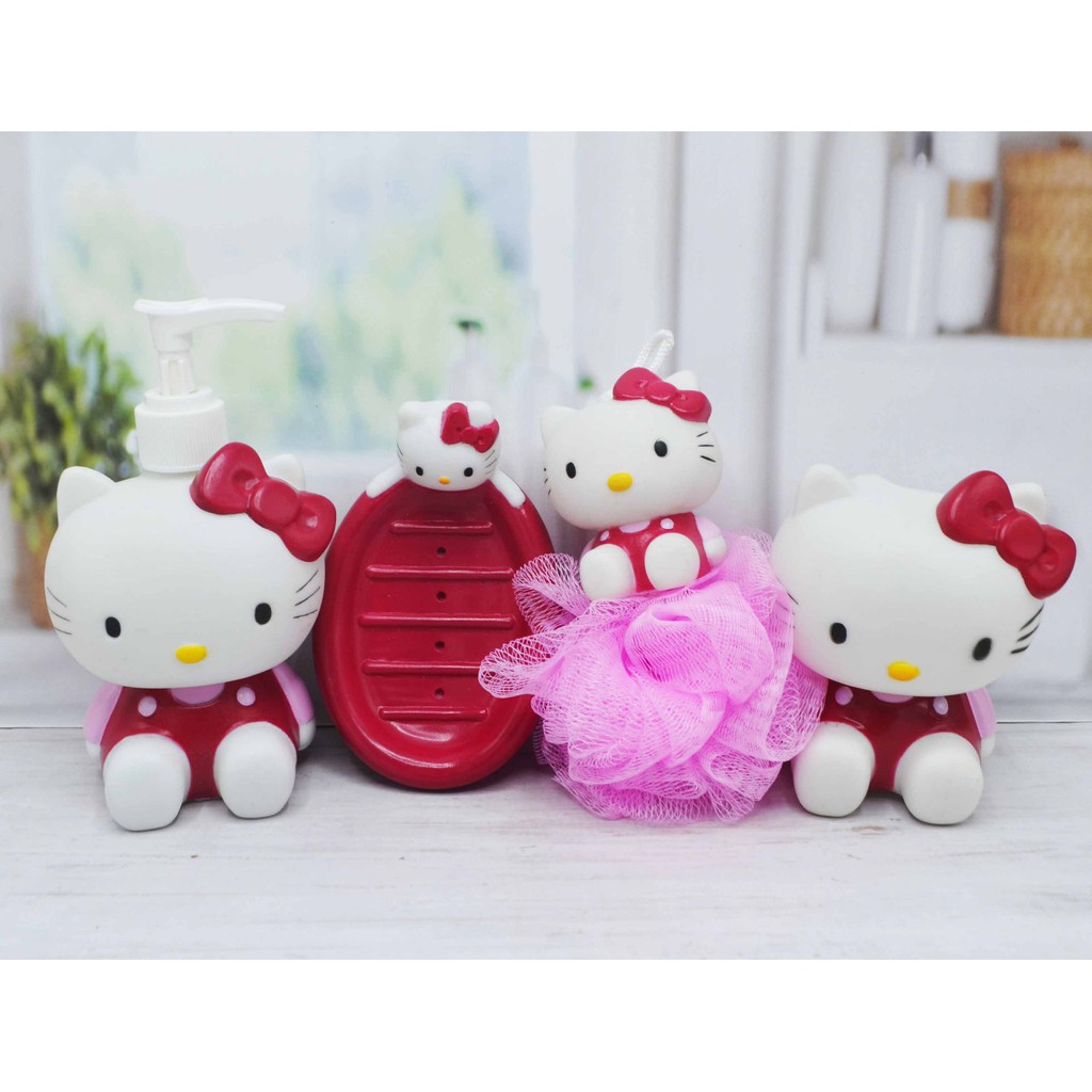 Bathroom Set Hello Kitty Shopee Indonesia