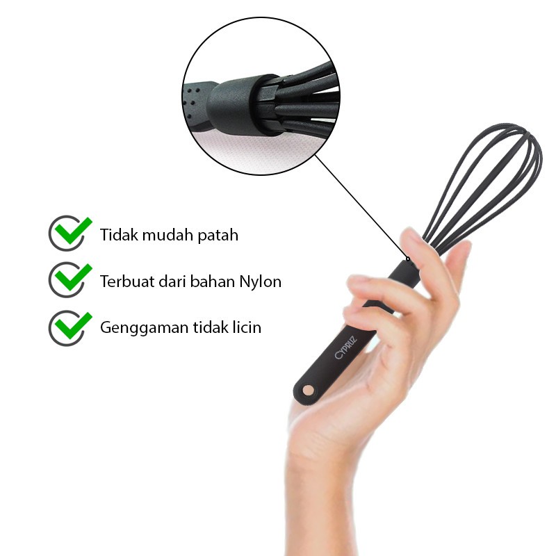 CRYPUS AK 0234 KH - CYPRUZ Kocokan Telur Nylon Kitchen Utensils