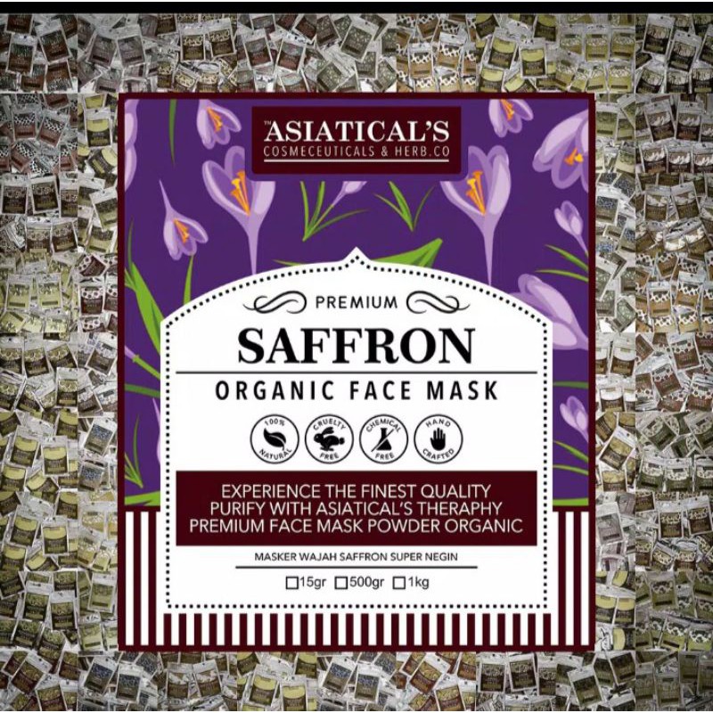 Masker Organik Asiatical's Reseller Saffron