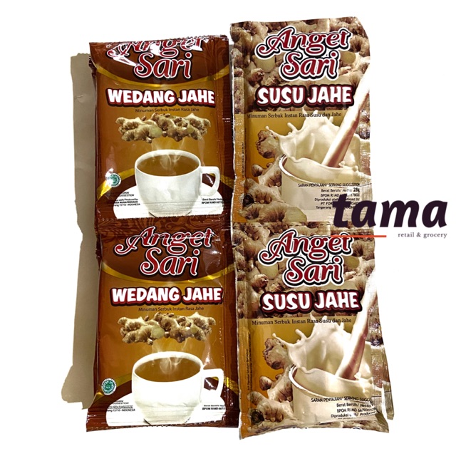 

Anget Sari Susu Jahe - Anget Sari Wedang Jahe - 10 Sachet X 28G