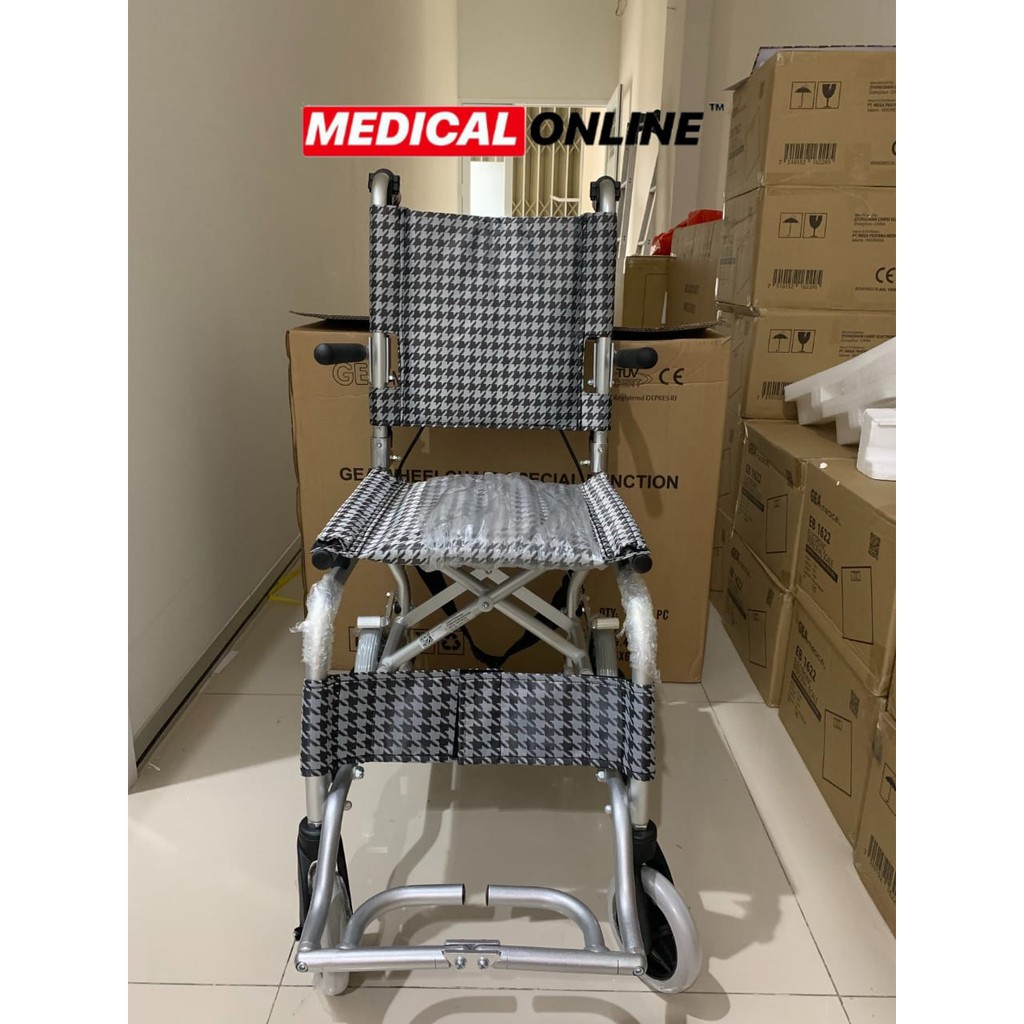 KURSI RODA TRAVELLING FS-804-LABJ-37 GEA MEDICAL ONLINE MEDICALONLINE KURSI RODA TRAVEL GEA