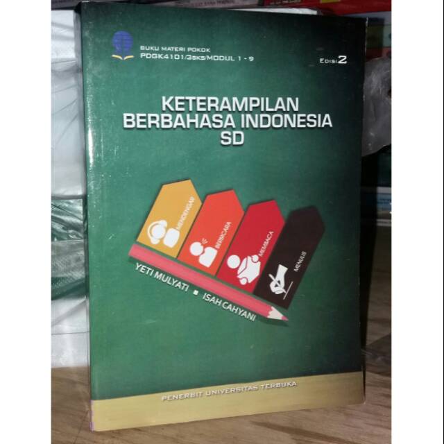 

Keterampilan berbahasa indonesia di sd, buku original tahun 2018