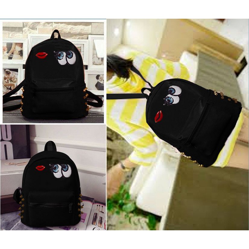 Backpack Wanita Black Sweet T87A2