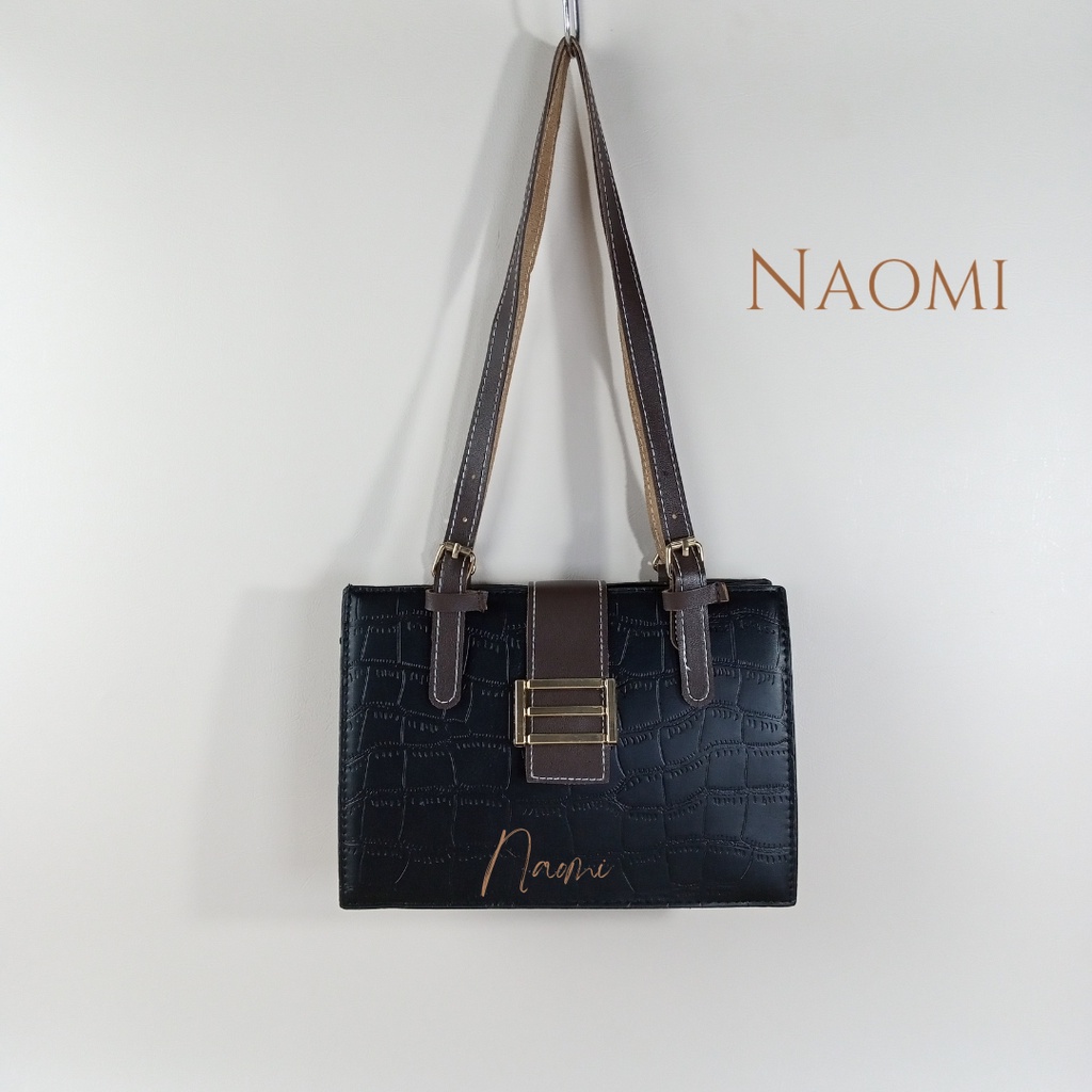 NAOMI - Serenity Bag Tas Import - Shoulder Bag Wanita Kulit Premium - Tas Formal Kerja - Tas Fashion Hand Bag Kulit - Tas Wanita - Tas Naomi - Naomi Bag