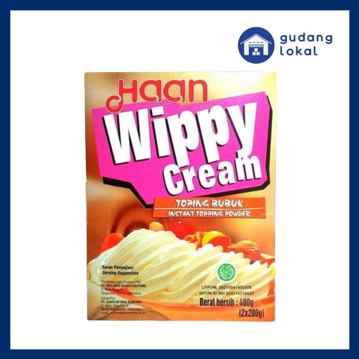 

HAAN WHIPPY CREAM 400 GR