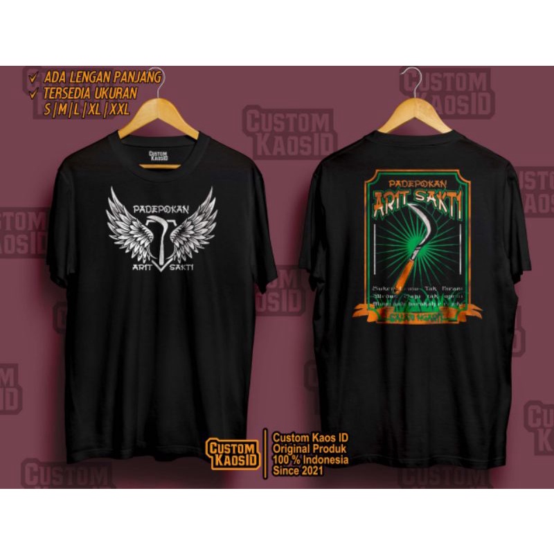 Kaos perguruan arit sakti / Kaos Pria komunitas tukang ngarit / Kaos padepokan Arit sakti