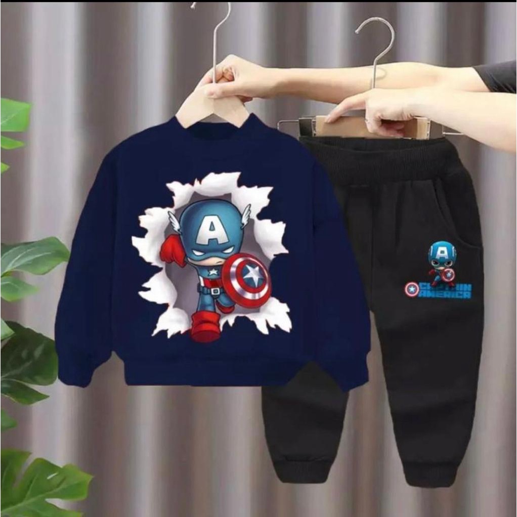 SWEATER BABYTERRY AMERIKA ANAK 1-5 TAHUN