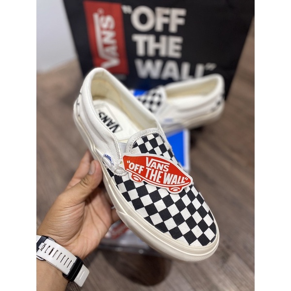 ( PALING LARIS ) { BANYAK BONUSNYA } VANS SLIP ON OG “ Checkerboard “