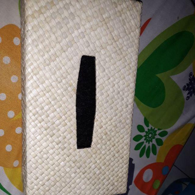 Kotak Tisu Box Tissue Anyaman Pandan Polos