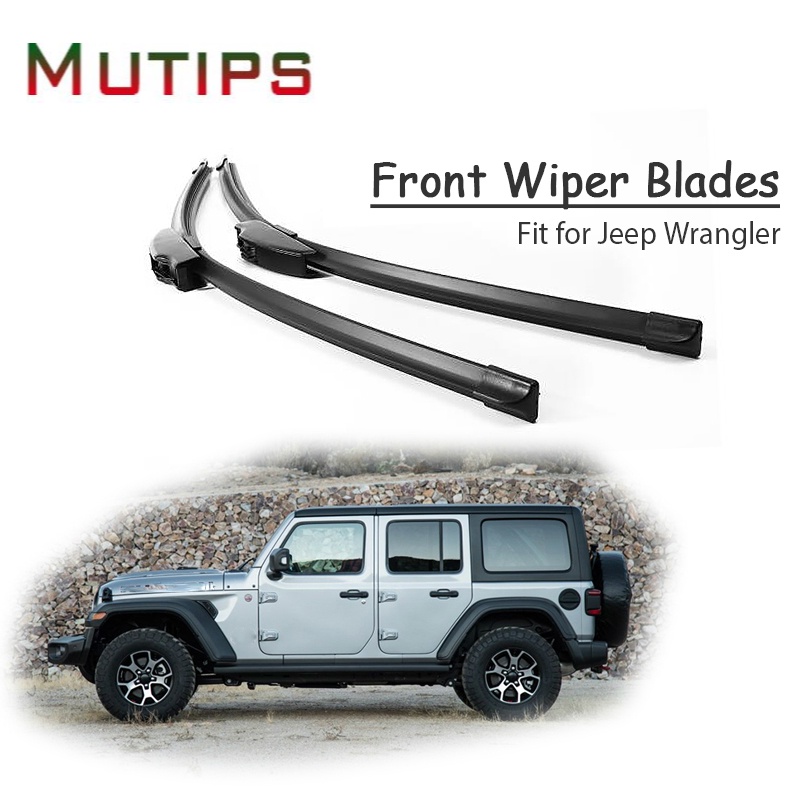 1 Set Karet Wiper Depan Mobil Untuk Jeep Wrangler JR 2015-2007