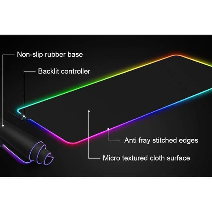 Philips Mousepad RGB Extended SPL7204 - Gaming Mousepad