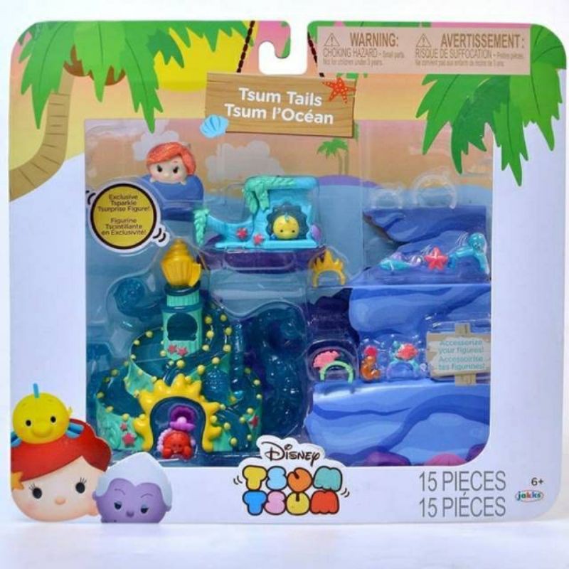 Mainan Bekas Disney Tsum Tsum Ariel Little Mermaid Frozen Shopkins