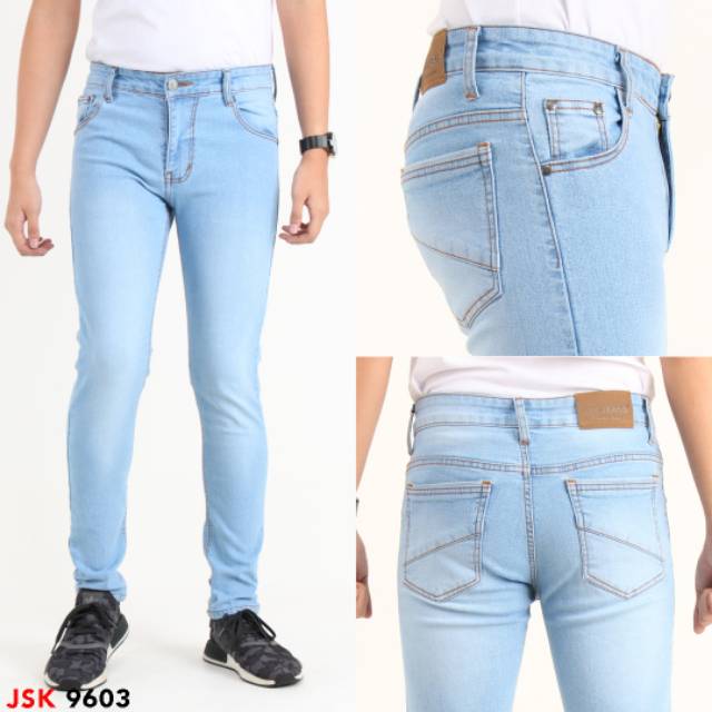 Celana Jeans Cowok Panjang Skinny Jeans JSK Jeans