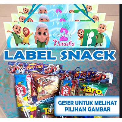 

Hand tag Godie snack label untuk souvenir / label goodie bag/ hangtag