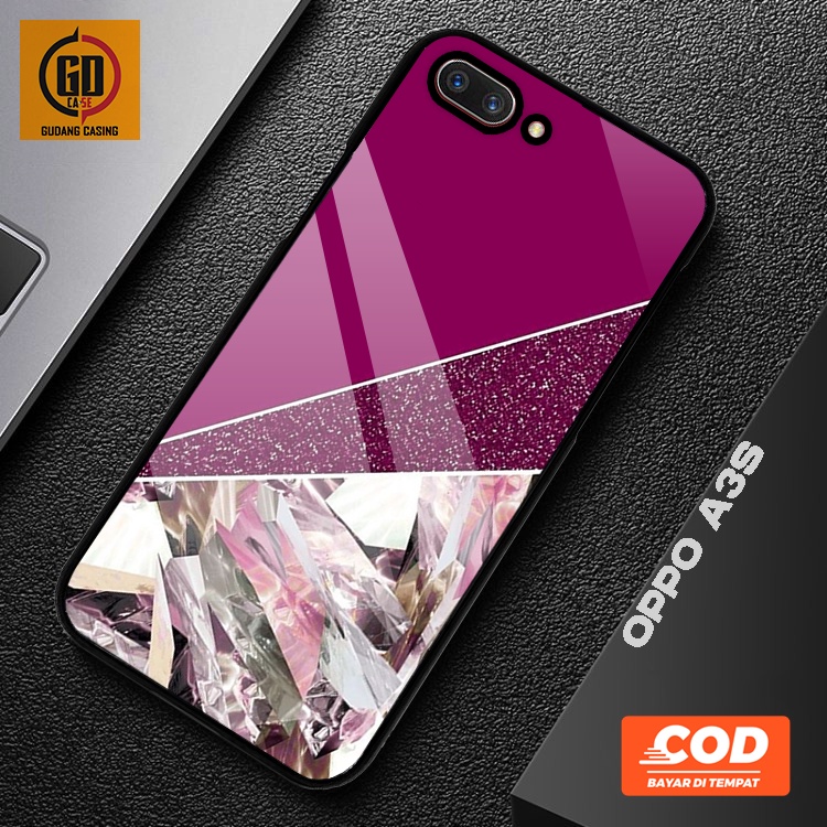 Case Oppo A3s  Terbaru - Gudang Casing [ Glitter ] Oppo A3s - Case Hp - Casing Hp - Softcase Glossy 