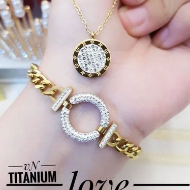 TiTanium set gelang kalung R517