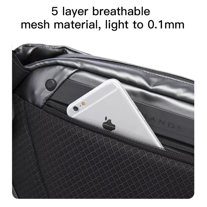 BANGE BG-7311 - Stylish Anti-Theft Waterproof Crossbody Chest Bag