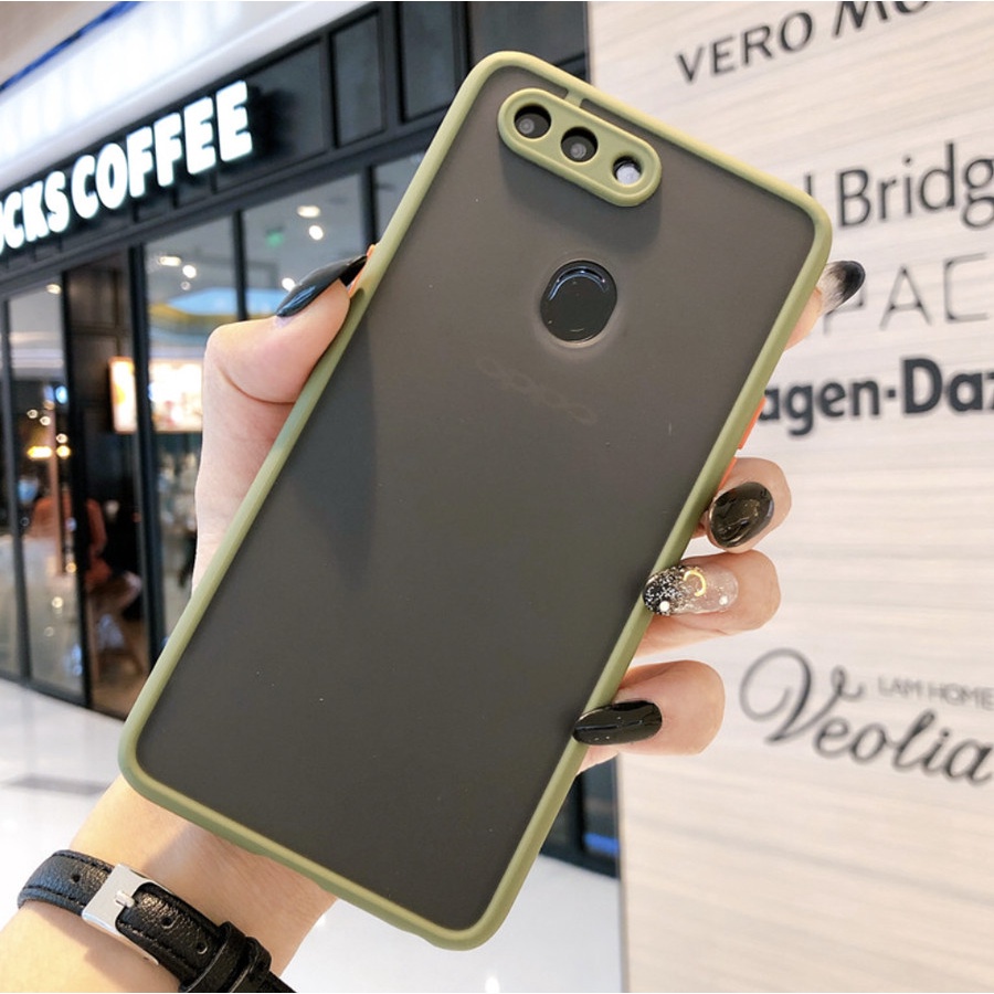 Oppo F9  Frosted camera case cover dove