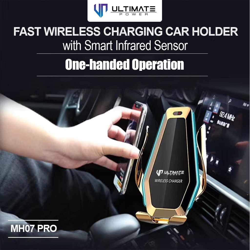 Holder Smart Infrared Sensor Fast Wireless Charging Ultimate Power Car Holder MH07 Pro