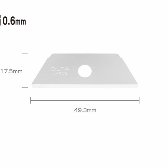

Gilaa!!! Refill Cutter Spare Blade Rskb-2/5 ( 5Pcs/Pack ) Olfa Japan Murah