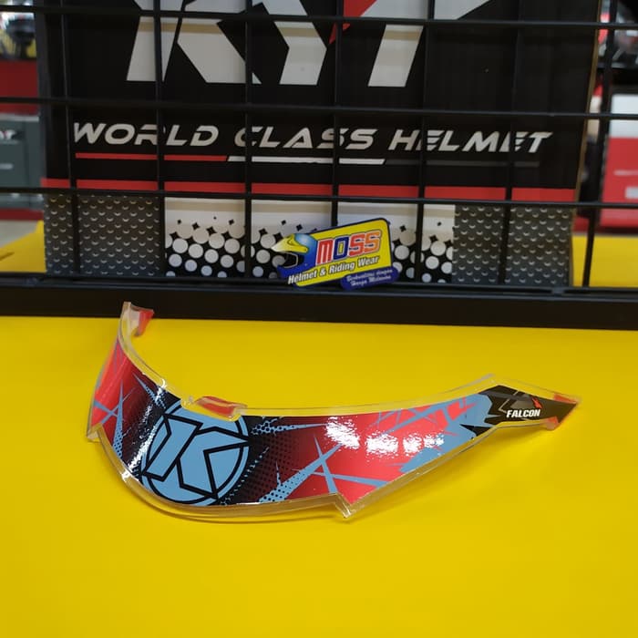 Spoiler Variasi KYT Vendetta/Falcon Spike Gunmetal Doft l Accesories