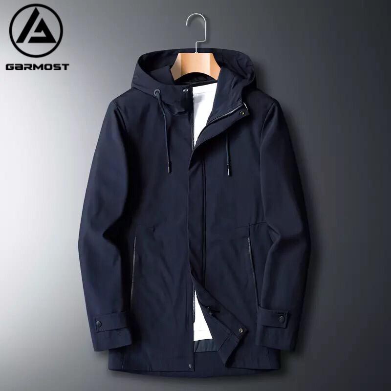 Jaket Hoodie Pria Long Parka Musim Dingin