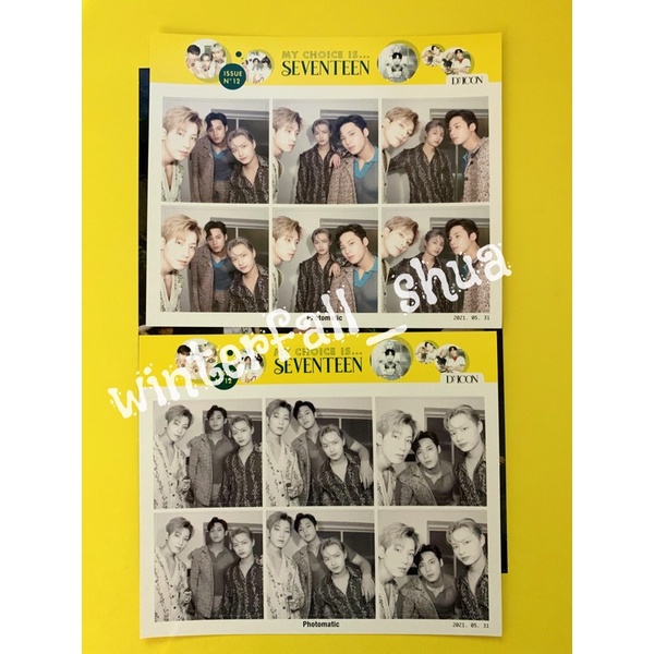 [READY STOCK] PHOTOMATIC STICKER UNIT DICON SEVENTEEN
