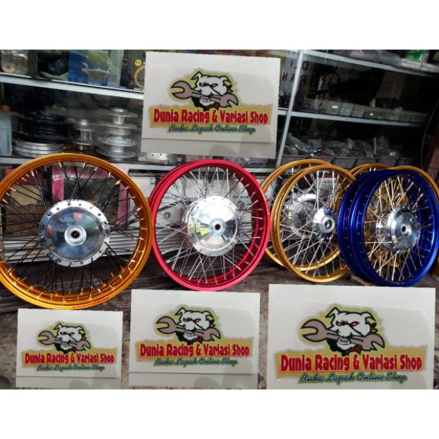 Paketan Velg NMAX Old Nmax New AEROX 155 ring 17 Velg Rossi Tromol sama jari jari dan dirakit