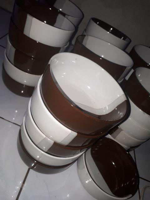 Mangkok Twotone,mangkok Keramik,murah,nikura,termurah,mangkok Twotone,souvenir,keramik,kaibon,nikura