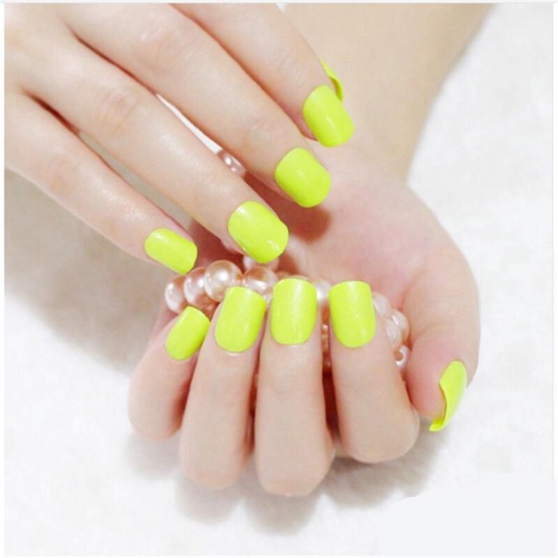 KUKU PALSU SQUARE ROUND PENDEK 24 PCS STYLE CASUAL / FAKE NAIL / NIKAH / WEDDING / KUKU CANTIK