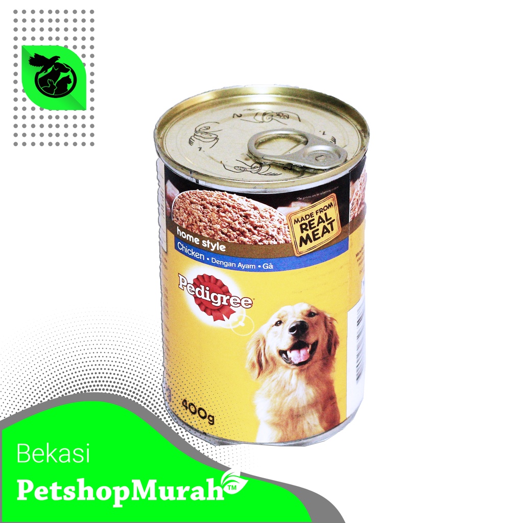 Makanan Pedigree 400 Gram / Dog food Kaleng 400gr Puppy &amp; Adult
