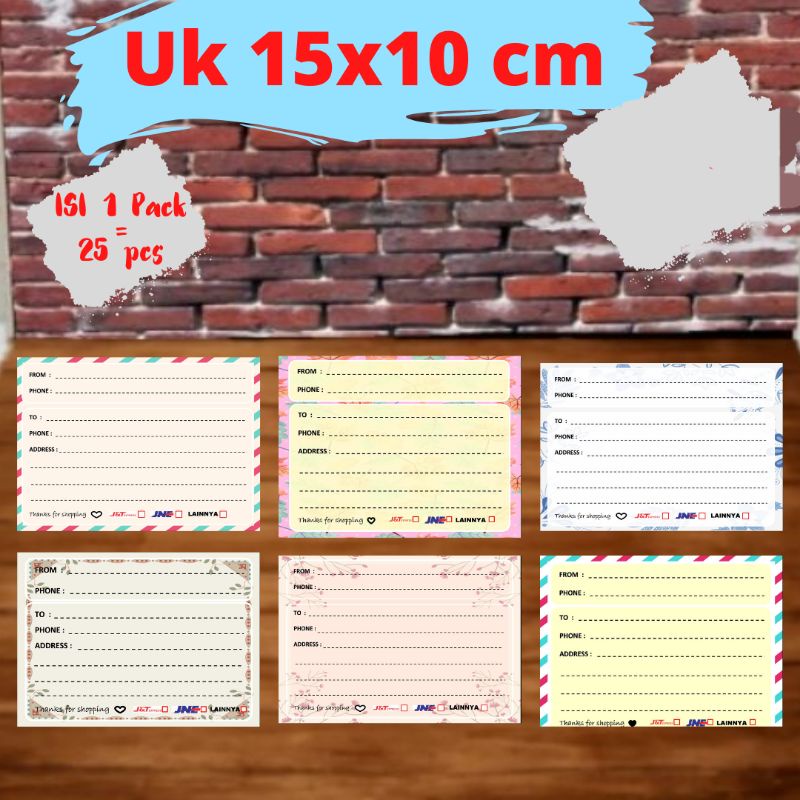

Grosir Sticker JUMBO Label Pengiriman Alamat Olshop