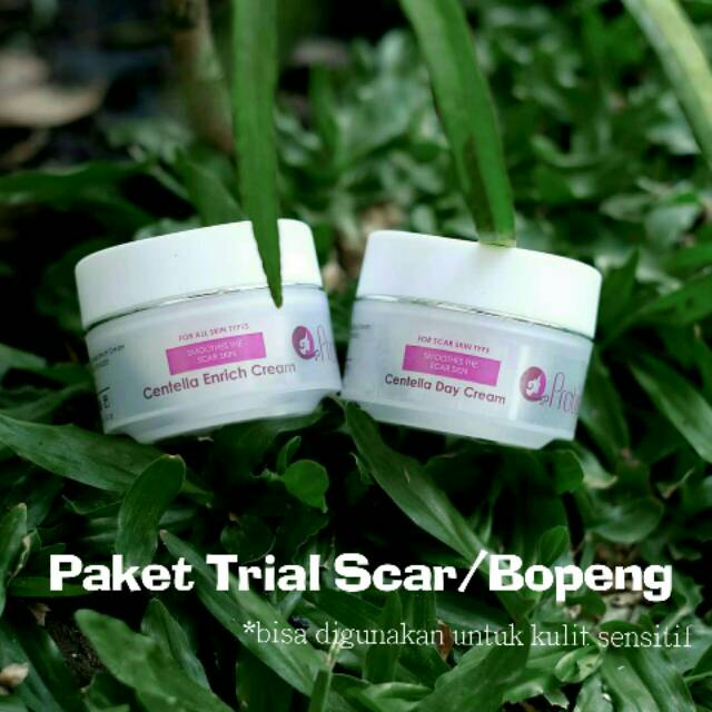 Paket scar / bopeng ampuh | bopeng bekas cacar / jerawat hilang / penghilang bekas jerawat aman