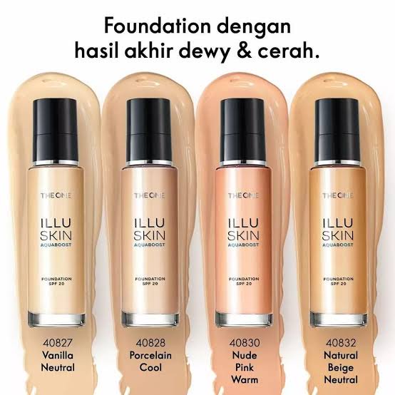 TO illuskin foundation spf 20 baru