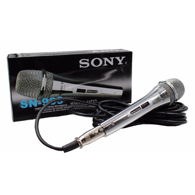 Mic Kabel SONY SN-909 Mik // Mikropon //Microphone // Mic Karaoke // Mic Masjid