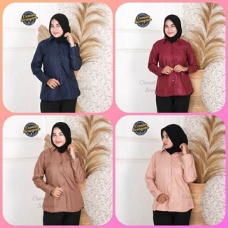 Jual BAJU PUTIH MAGANG /KEMEJA KERJA WANITA / KEMEJA PUTIH FORMAL ...