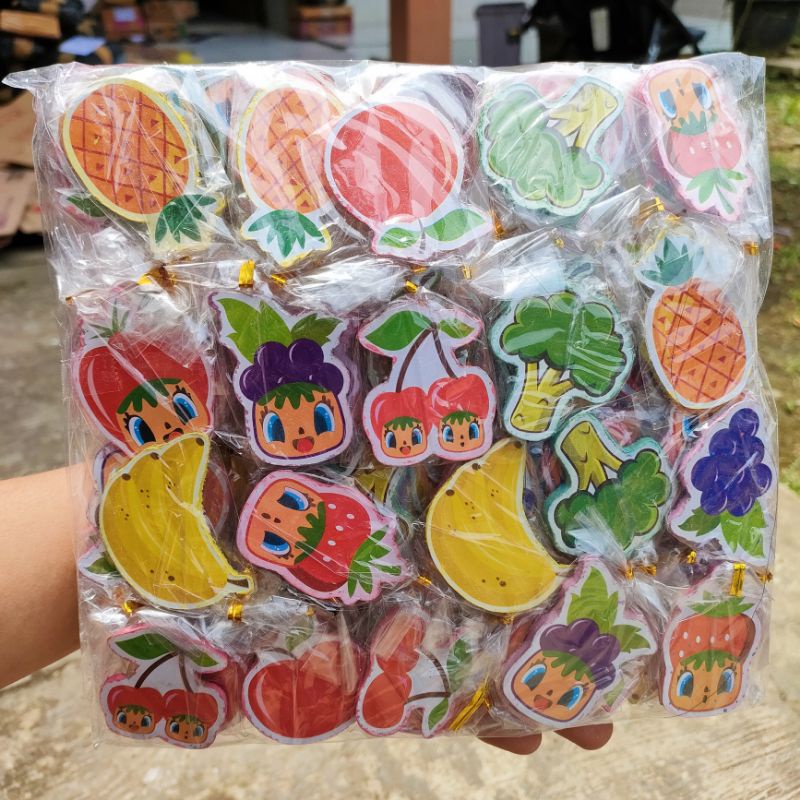 Souvenir Magnet Kulkas Motif Buah Dan Sayur