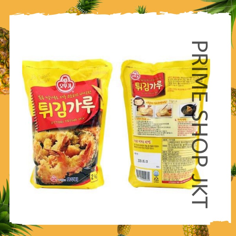 

Ottogi Frying Mix Tepung Korean 2 KG 튀김가루 - Tepung Gorengan Seafood dan Aneka Sayuran