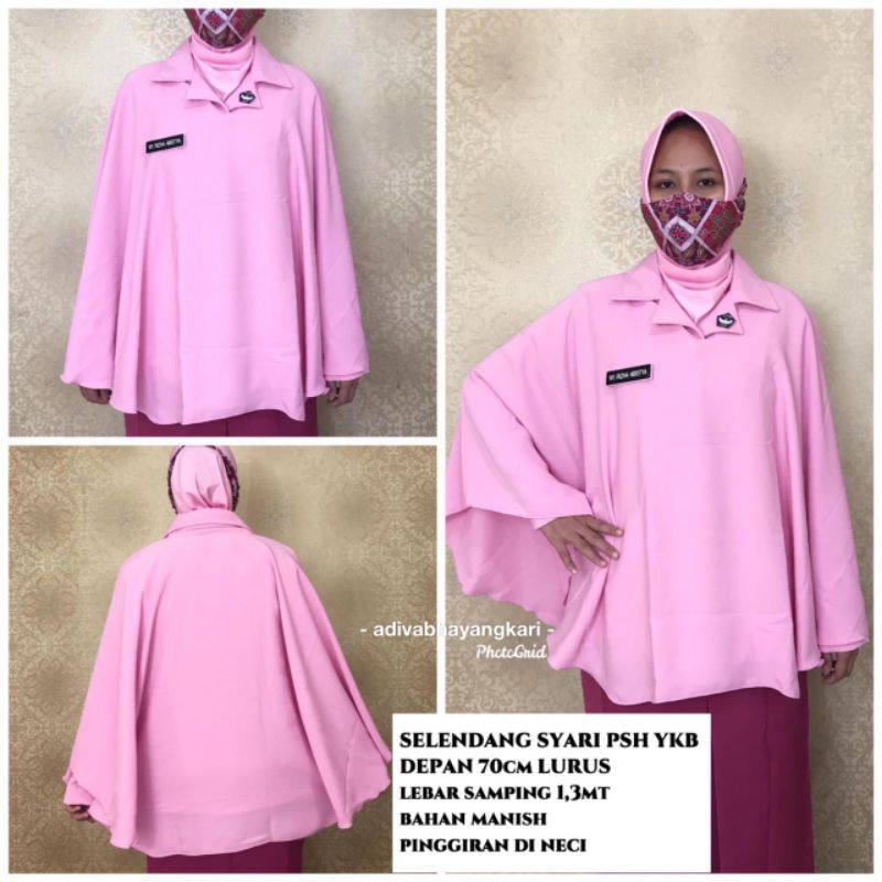 SELENDANG SYARI PSH YKB INSTAN 70CM lebar 1.3m