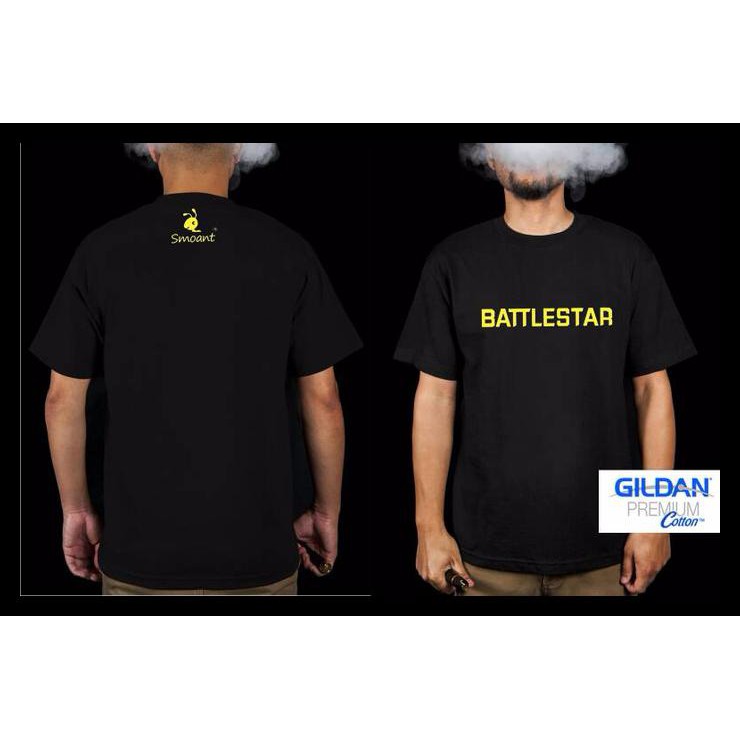 Baju Kaos Pria Distro Kaos T-Shirt Gildan 24S Sablon Custom Vape Vapor Vaping Smoant Murah Simple