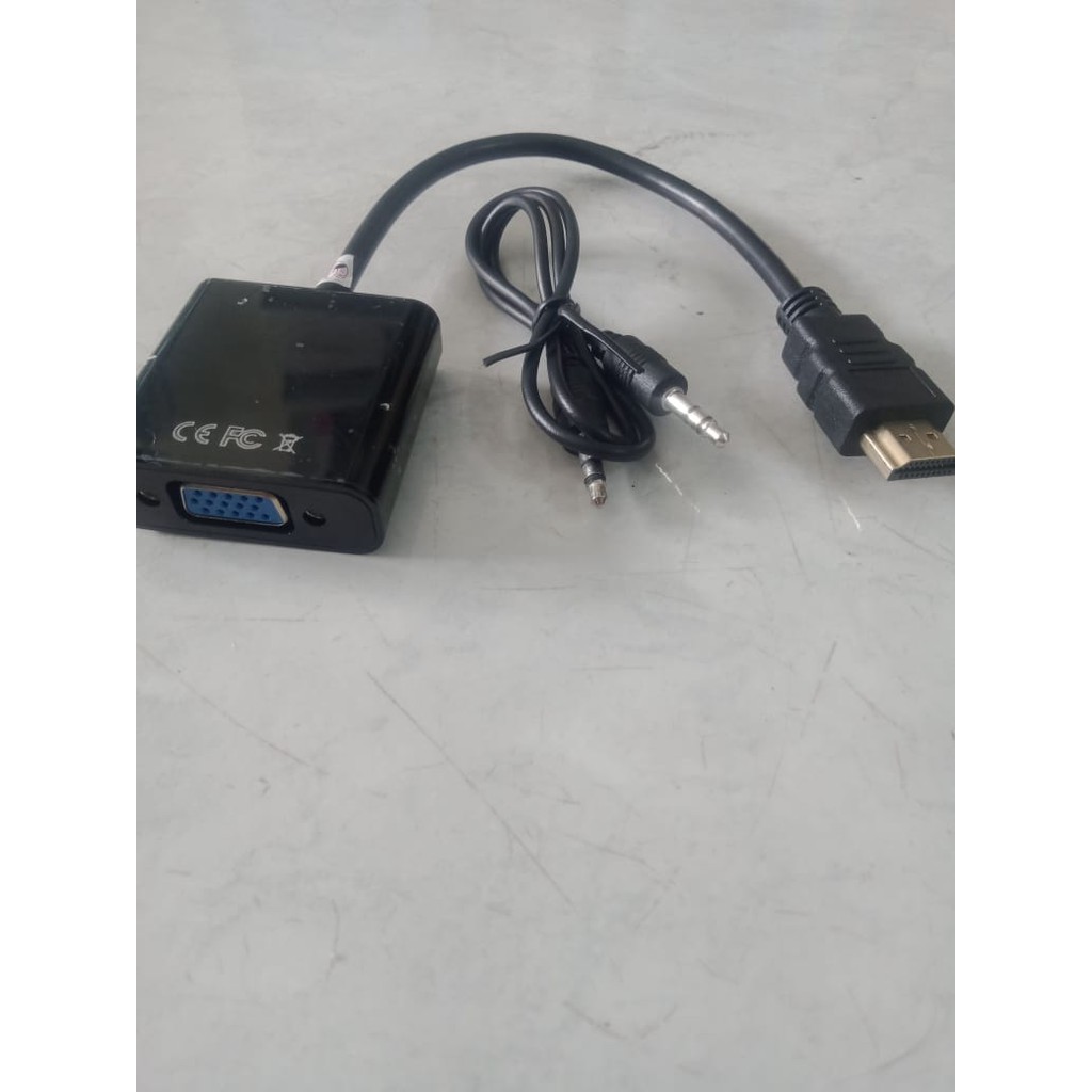 Konverter Kabel HDMI to VGA with Audio