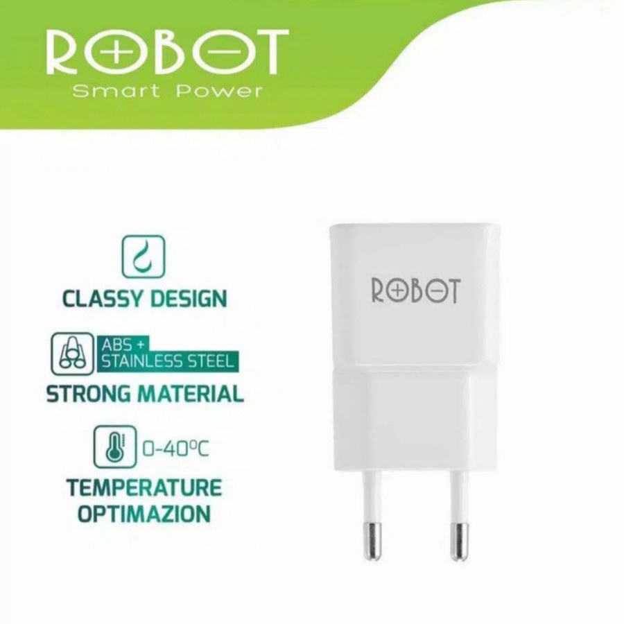 Charger Robot + Kabel Usb Micro Garansi Original Resmi